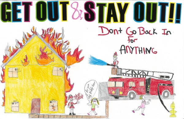 fire safety poster contest winners